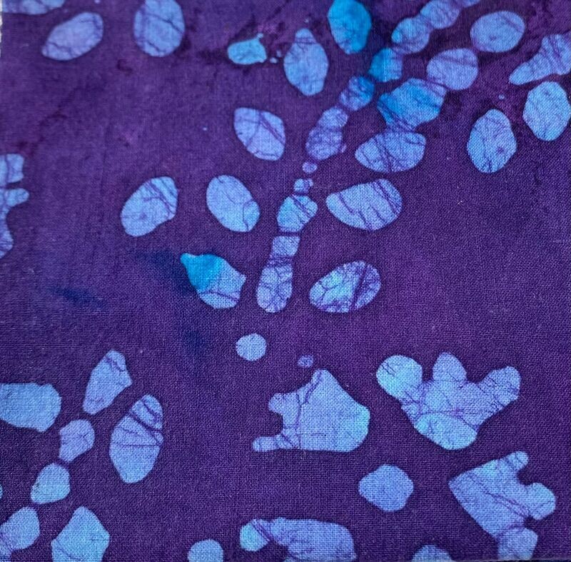 Purple Blue Tie Die