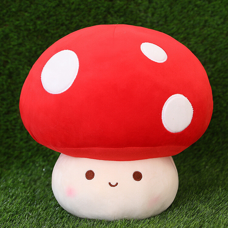 Kawaii Mushroom Plush Soft Pillow Cushion