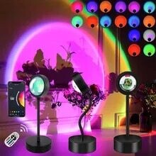 Sunset Lamp LED 16 Colors App &amp; Remote Control