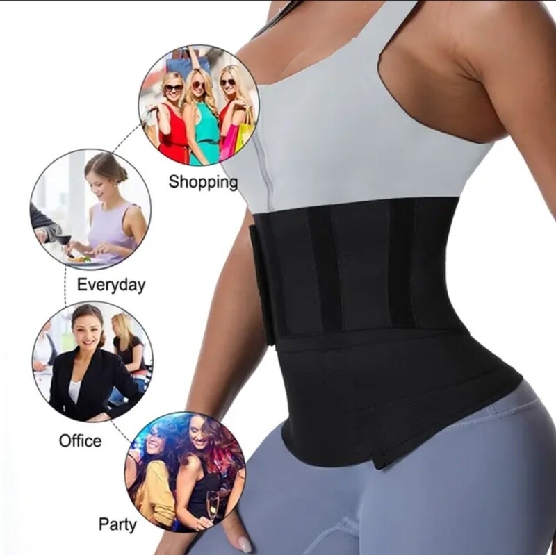 Fitness Waist Bandage Wrap Trimmer Belt, Trainer Body Shaperwear