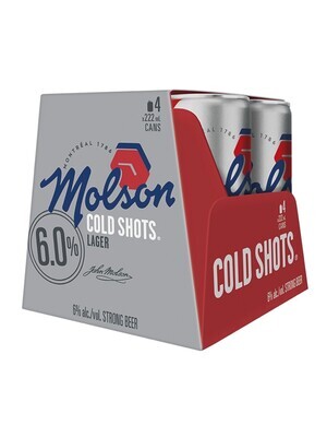 Molson Cold Shots 4 Pack