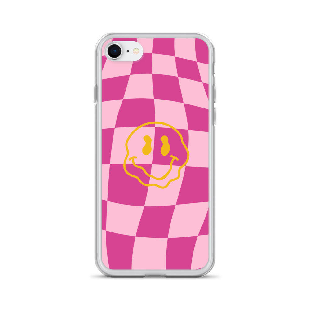 Retro Smiley Face Clear Case for iPhone®