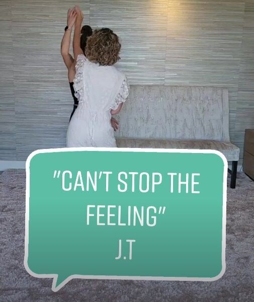 "Can't stop the feeling" by J.T.