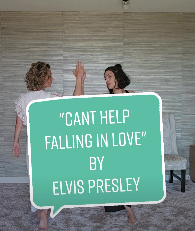 "Can't help falling in love" by Elvis
