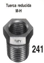 REDUCCIÓN HEXAGONAL, Medida: 1/2" a 3/8"