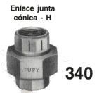 TUERCA UNIÓN HEMBRA GALVANIZADA