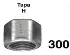 TAPA HEMBRA GALVANIZADA FIGURA 300
