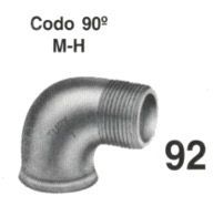 CURVA 90' M/H
