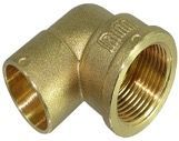 CODO HEMBRA COBRE, Medida: 3/8" x 12