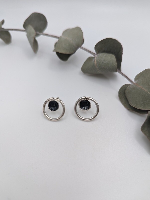 Círculos Esmaltados, pendientes