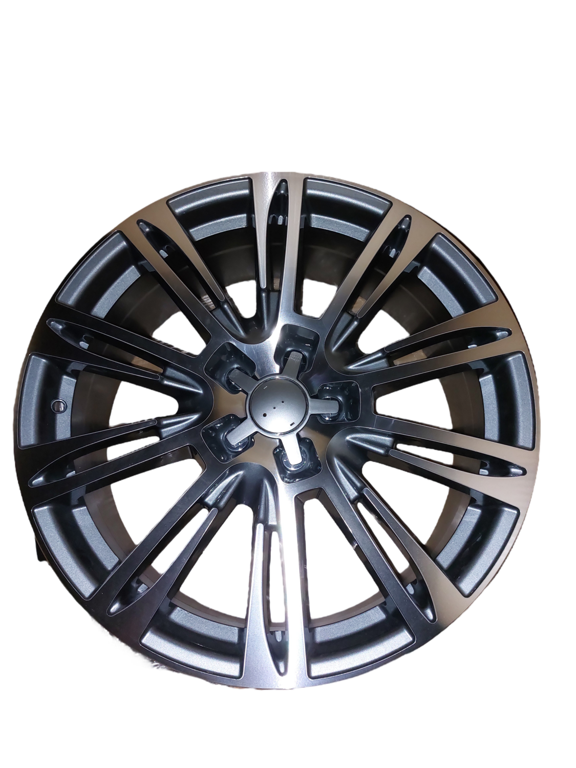 Dark Gun Metal Machined Face