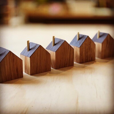 little wooden houses