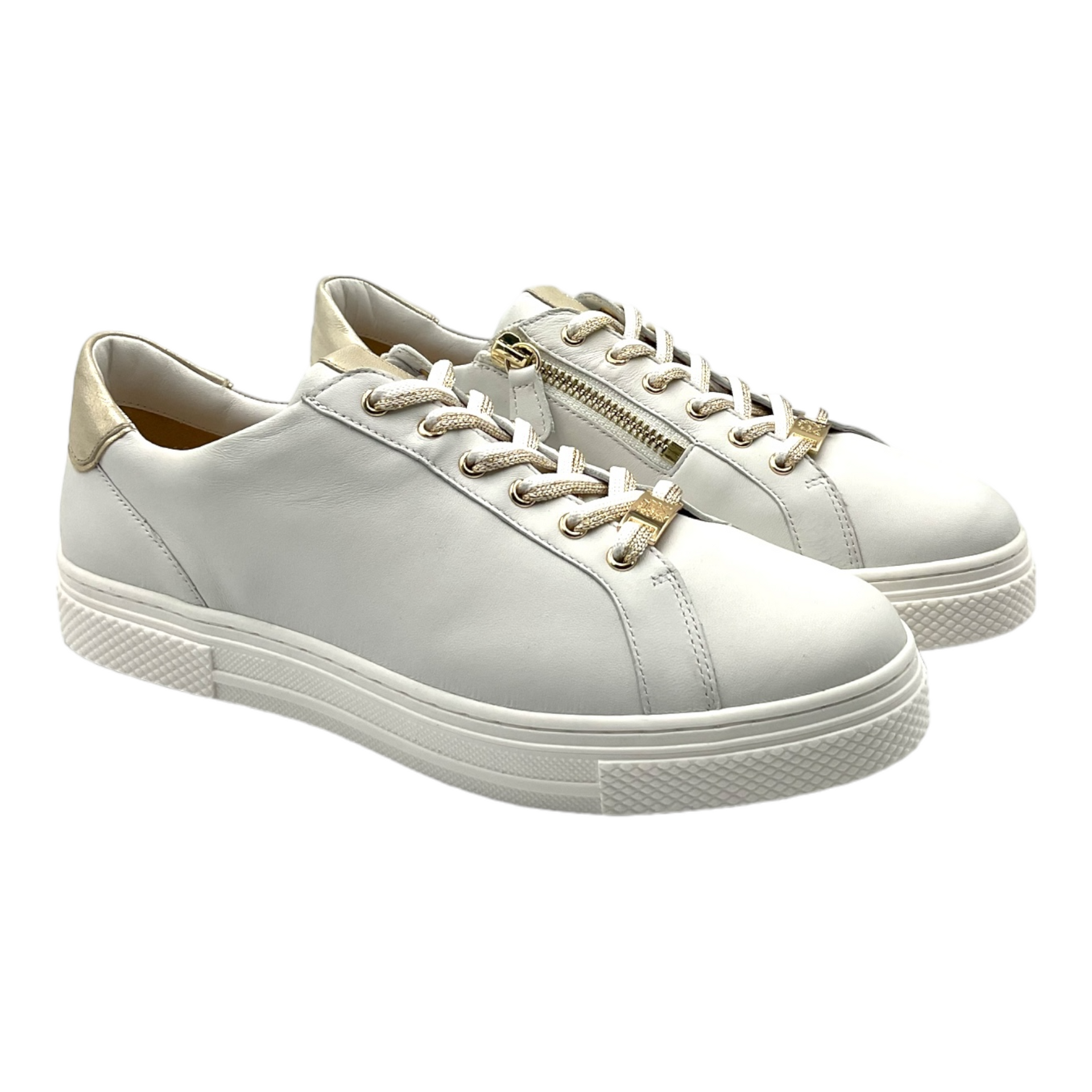 Hassia bari zip H blanc/doré 7-301130-0275