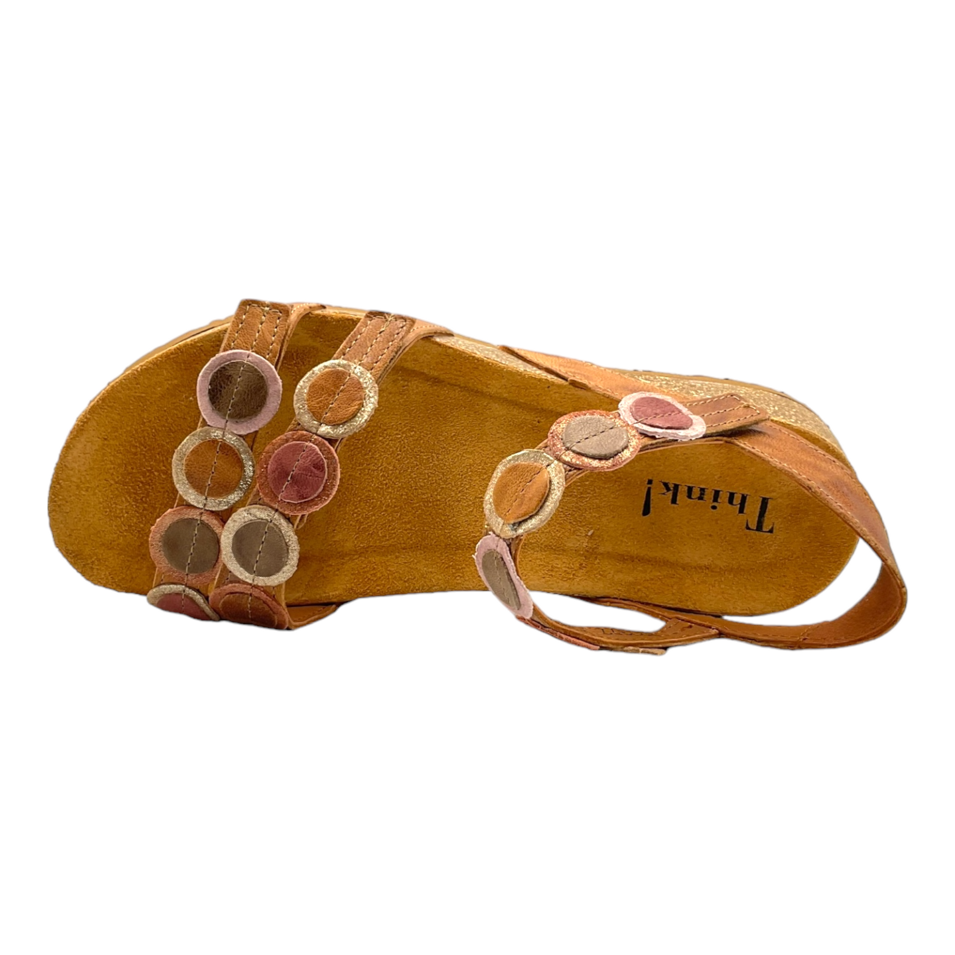 Think! Koak camel/ imprimé multi