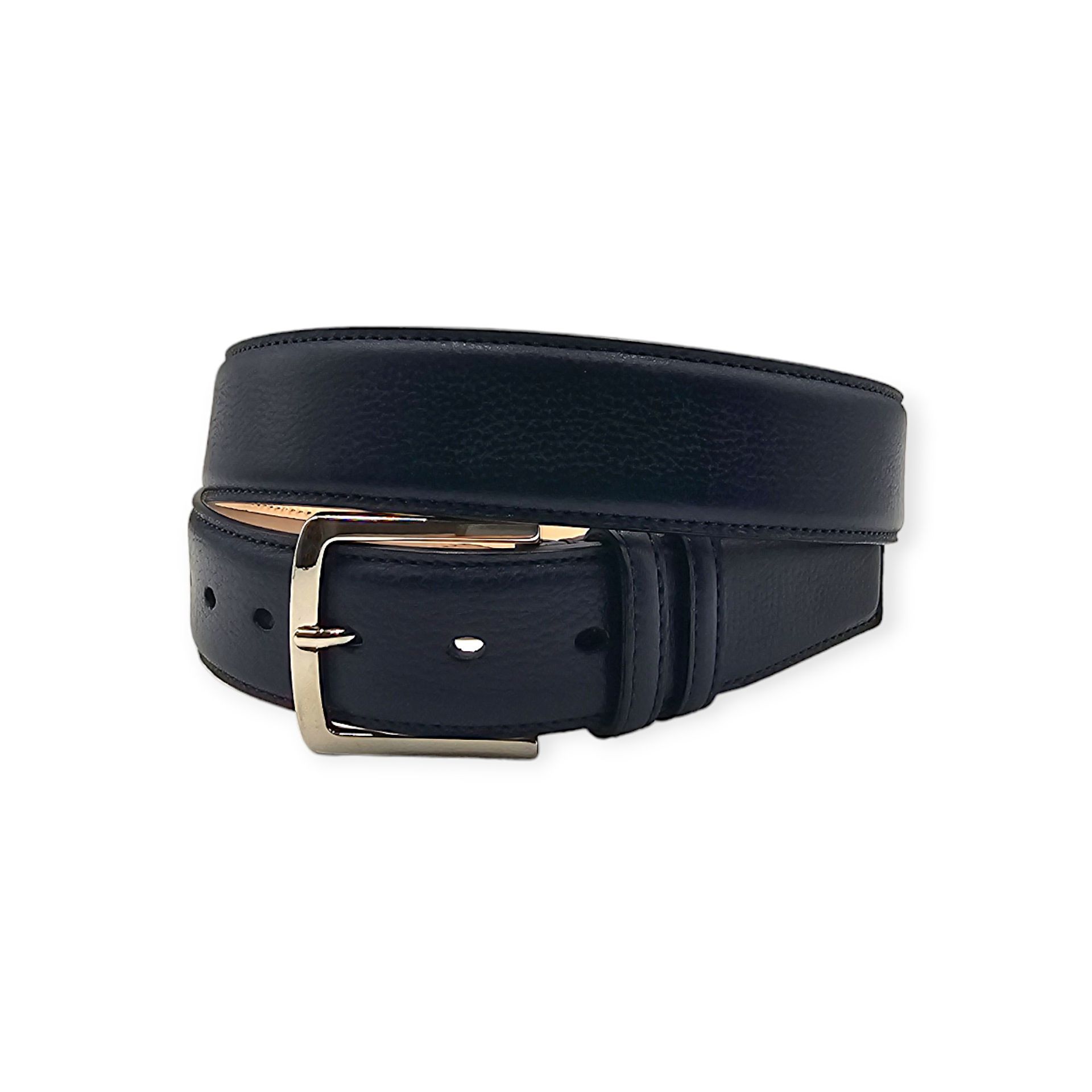 Alen2, cuir grainé bleu.