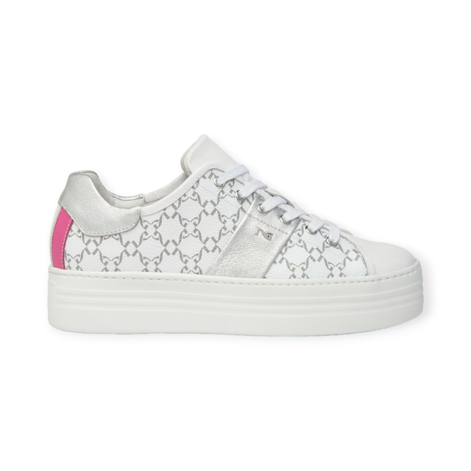 Sneakers silver/pink