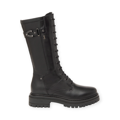 Bottes mid à lacets.