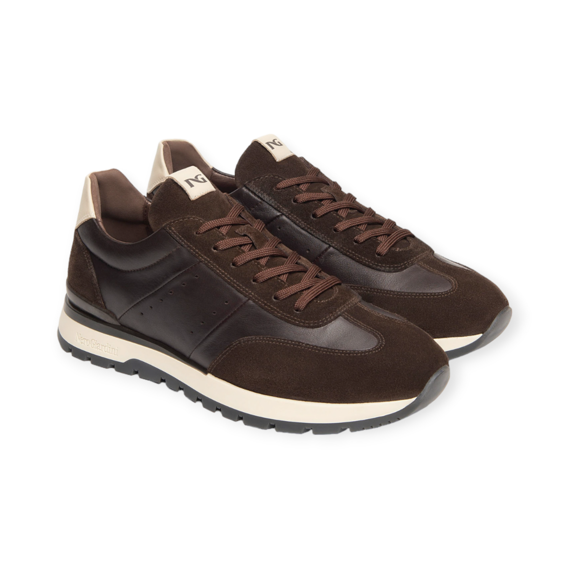 NeroGiardini Sneakers brun foncé