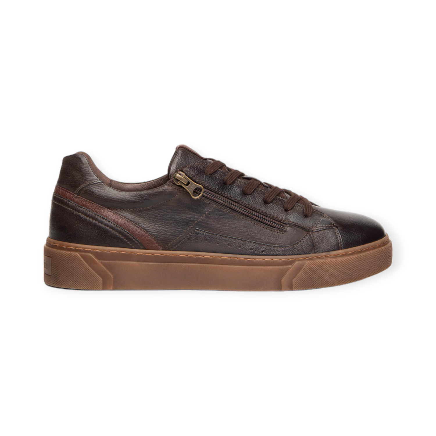 Sneakers brun zip
