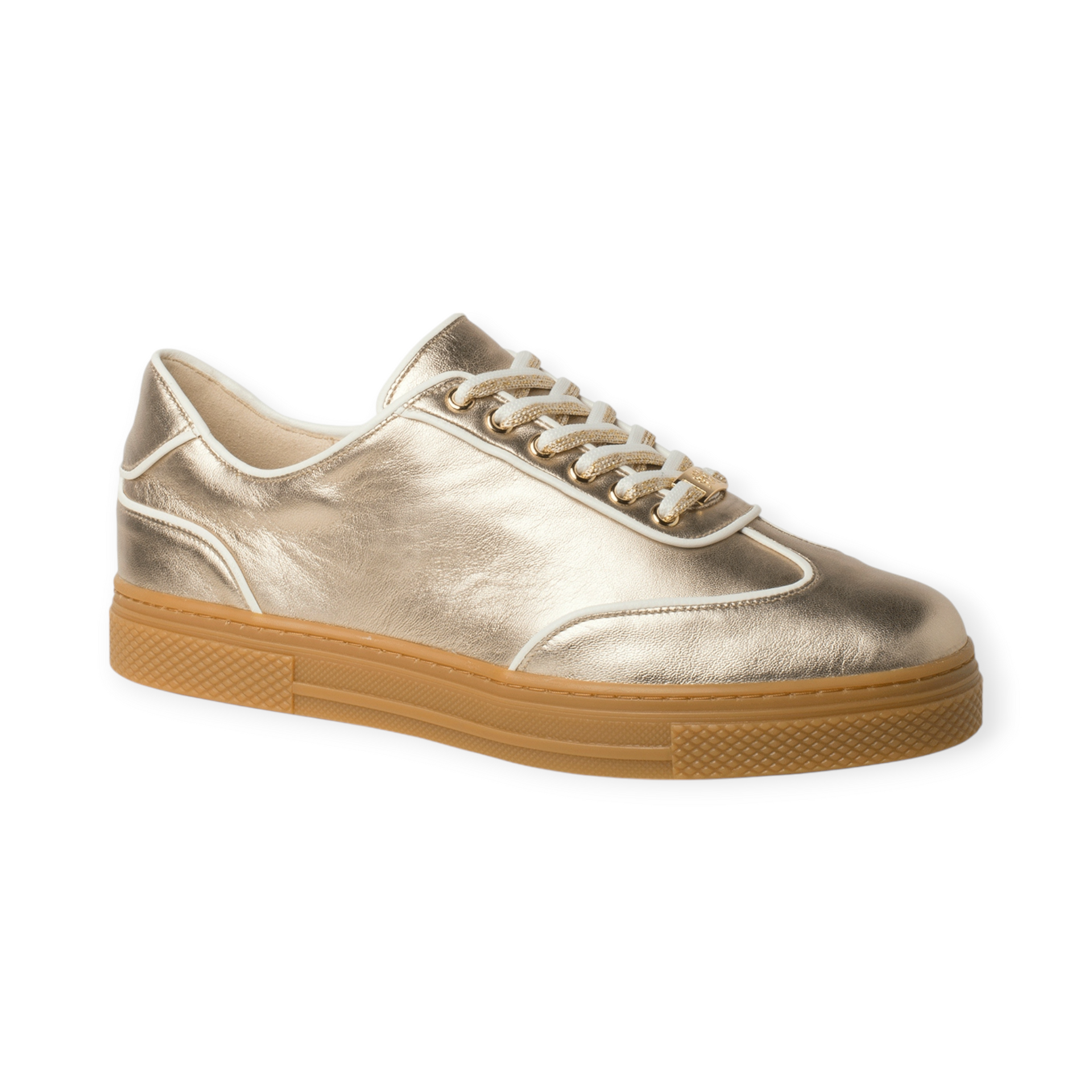 Hassia bari zip H cuir doré