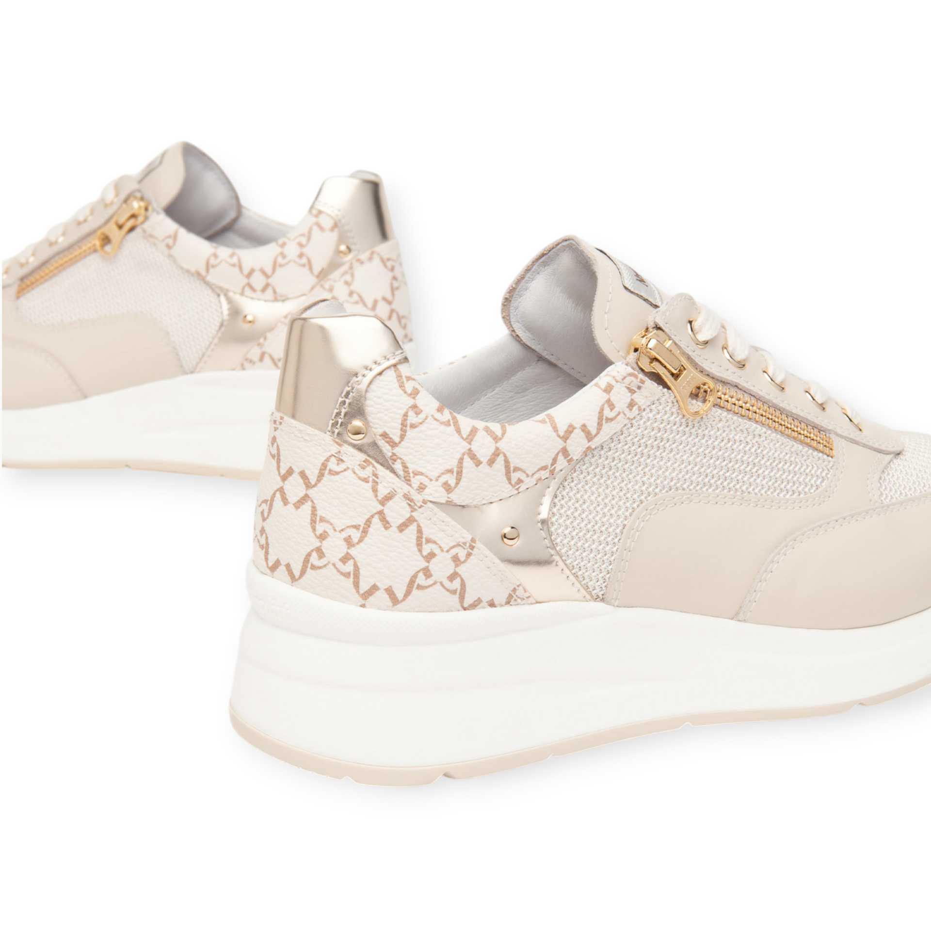 NeroGiardini Sneakers beige lifty zip