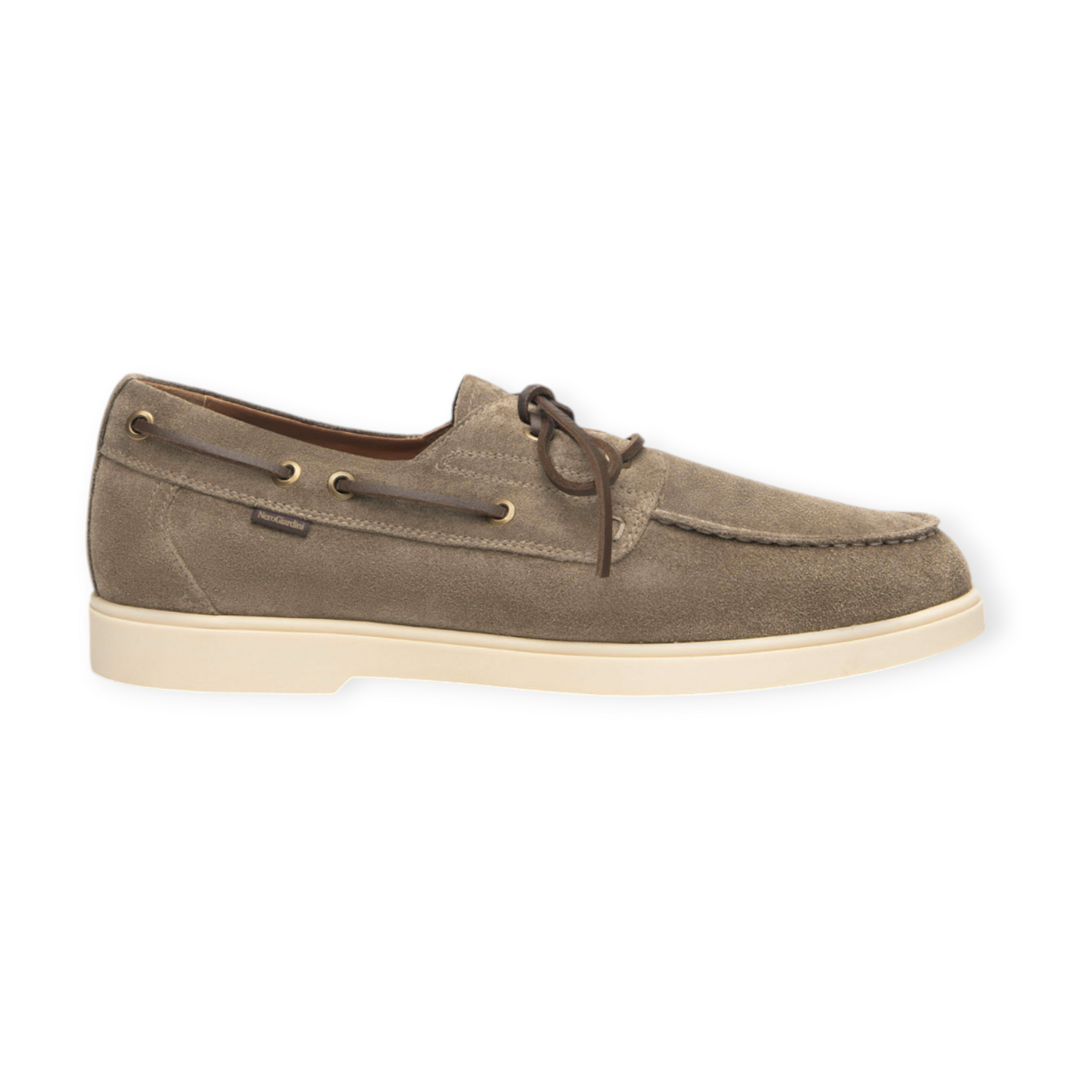 Chaussures bateau taupe