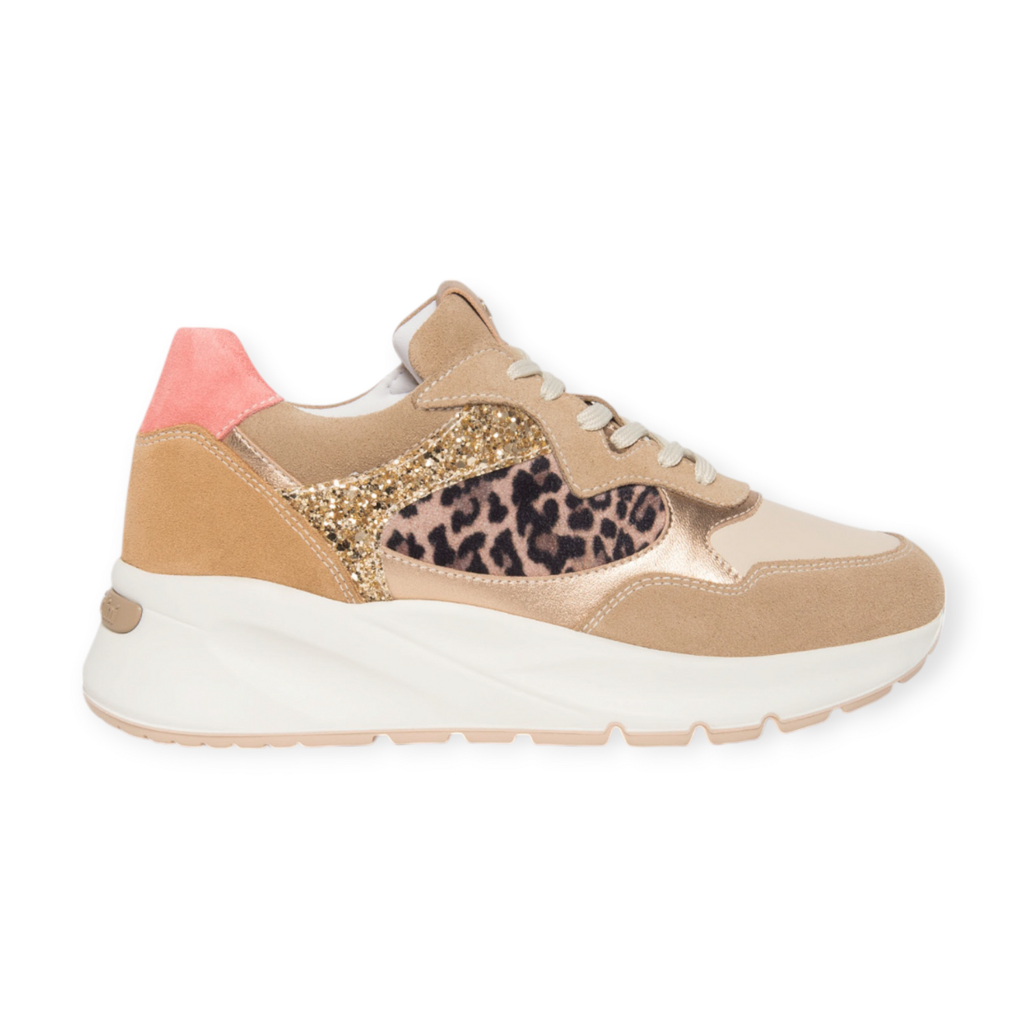 Sneakers camel/léo lifty