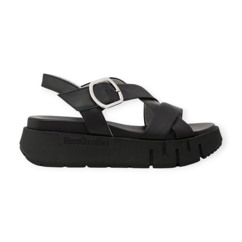 Sandales lifty cuir noir