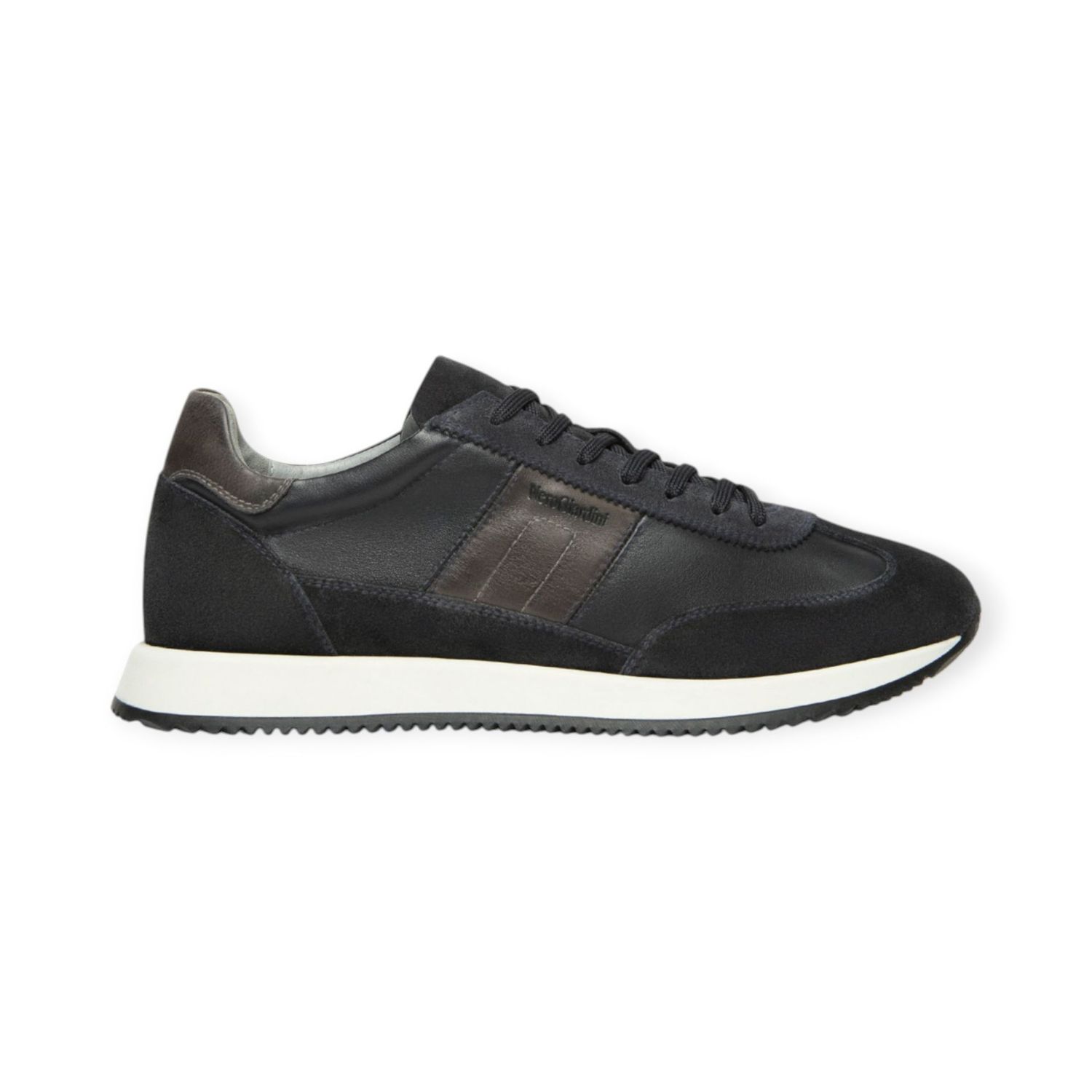 Sneakers en cuir bleu