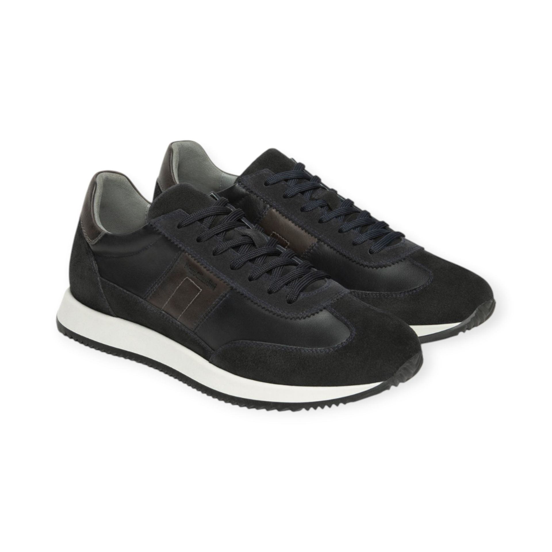 NeroGiardini Sneakers en cuir bleu