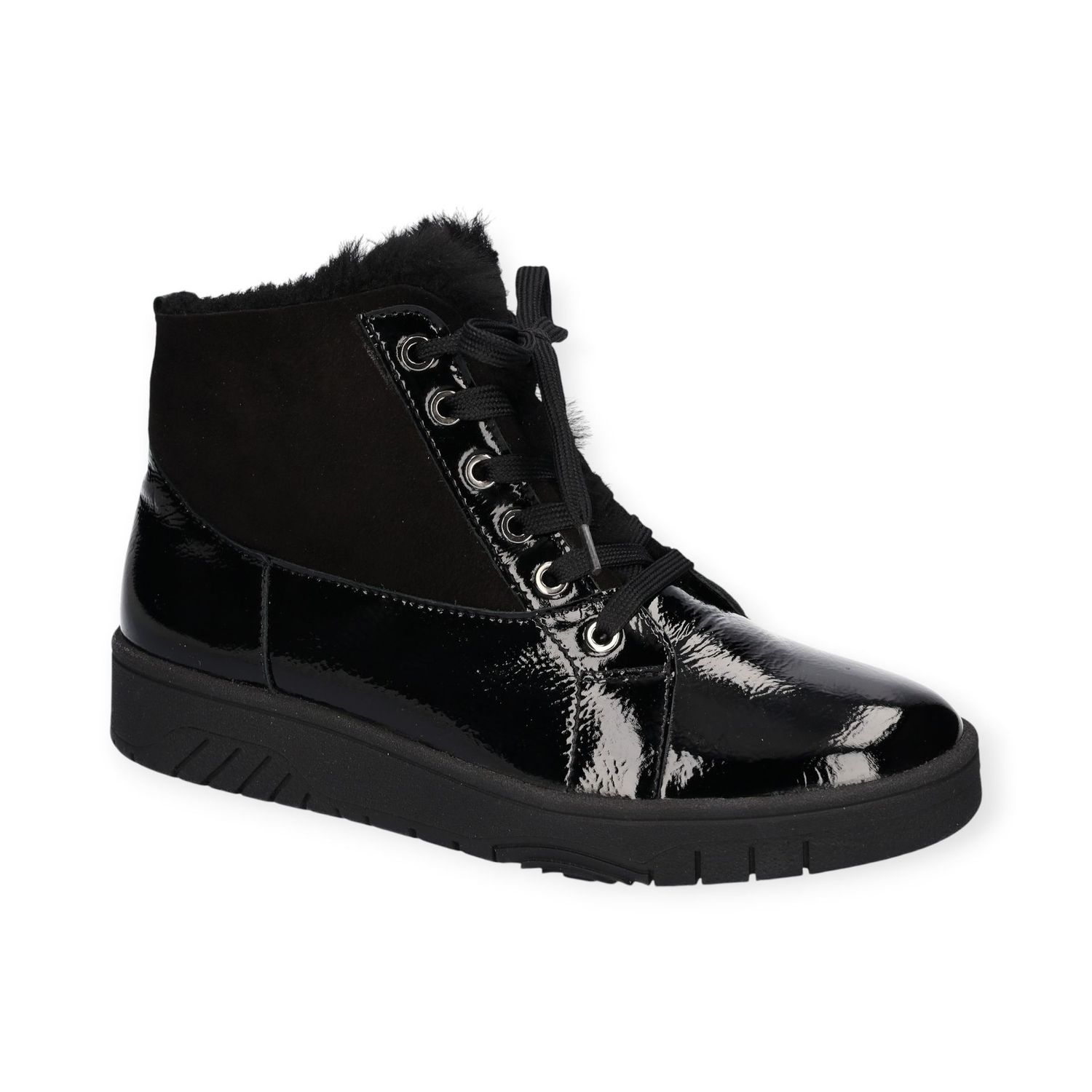 H-Yuna bottines en cuir vernis Waldlaüfer