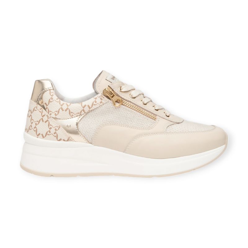 NeroGiardini Sneakers beige lifty zip