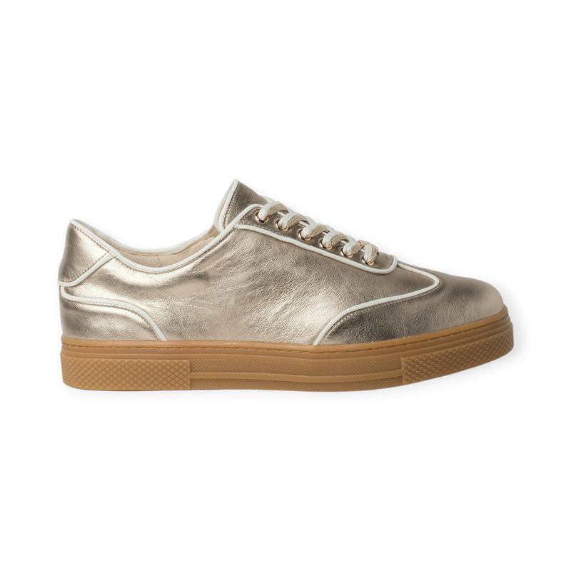 Hassia bari zip H cuir doré