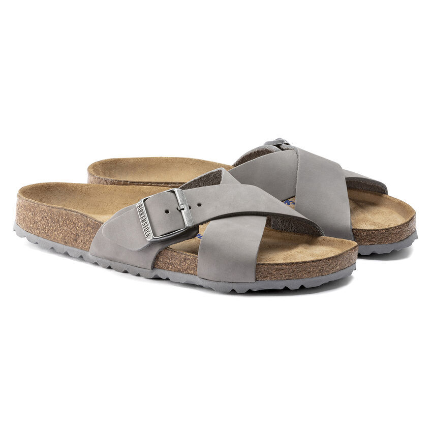 Siena big buckle gris