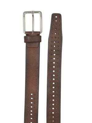 Alen2 ceintures hommes, cuir brun.