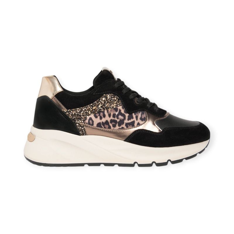 NeroGiardini  Sneakers noir/léo