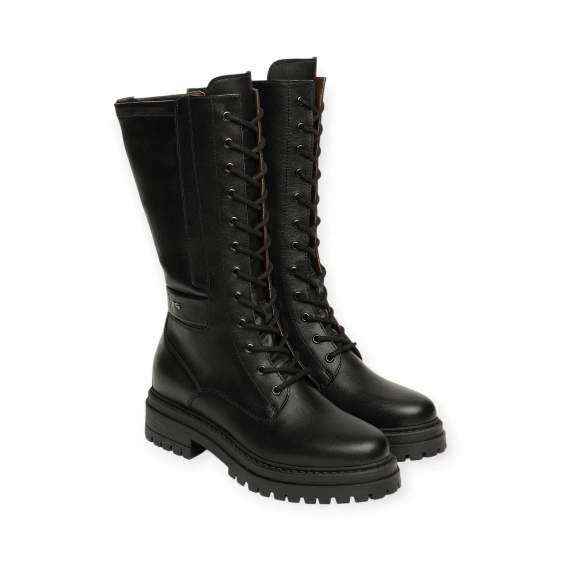 NeroGiardini Bottes cuir, à lacets