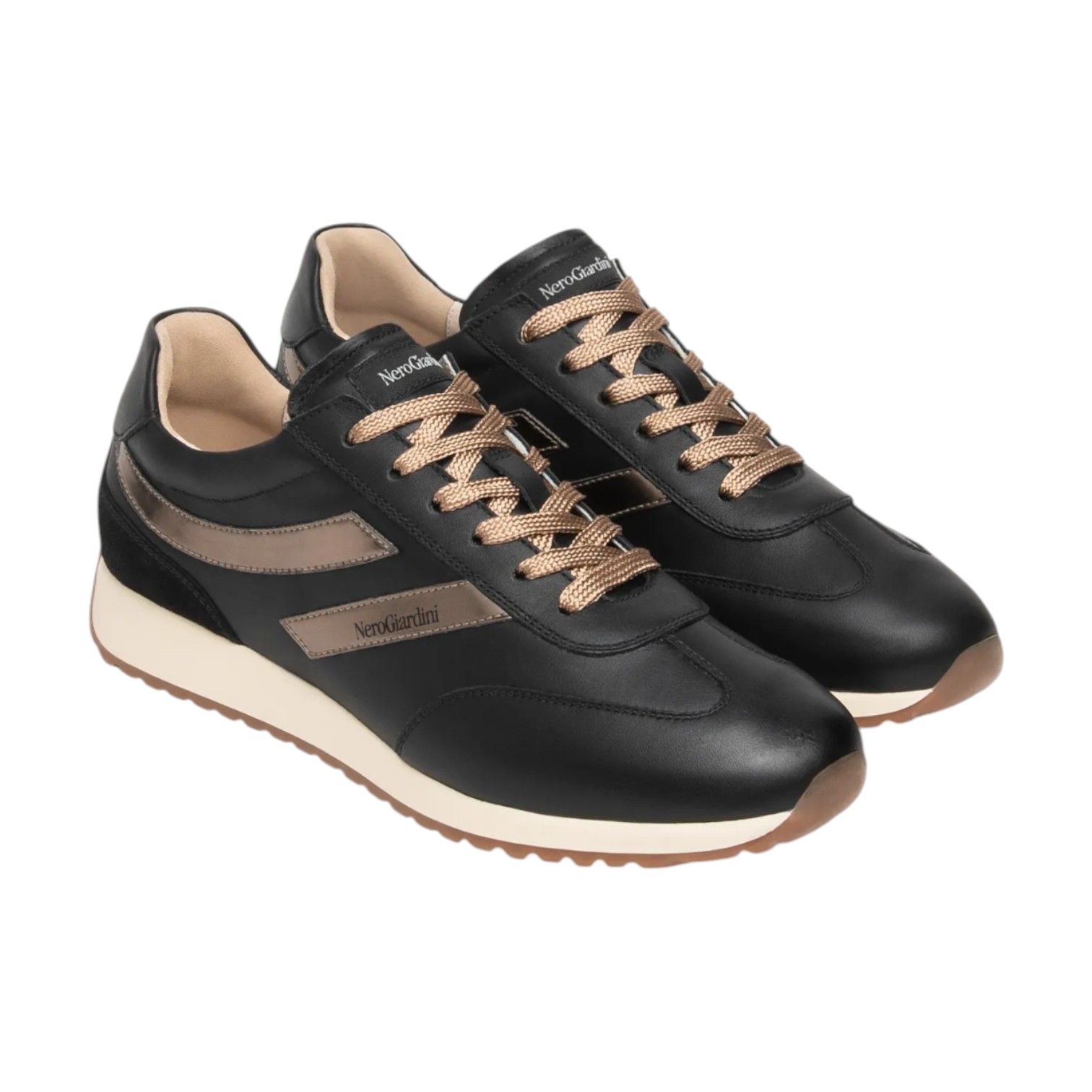 NeroGiardini Sneakers trend noir/gold