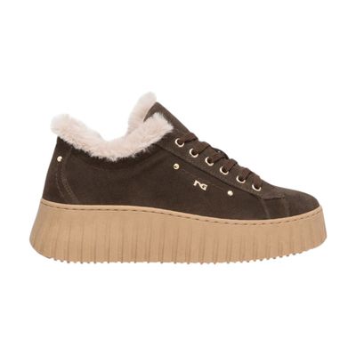 NeroGiardini Sneakers brun avec laine