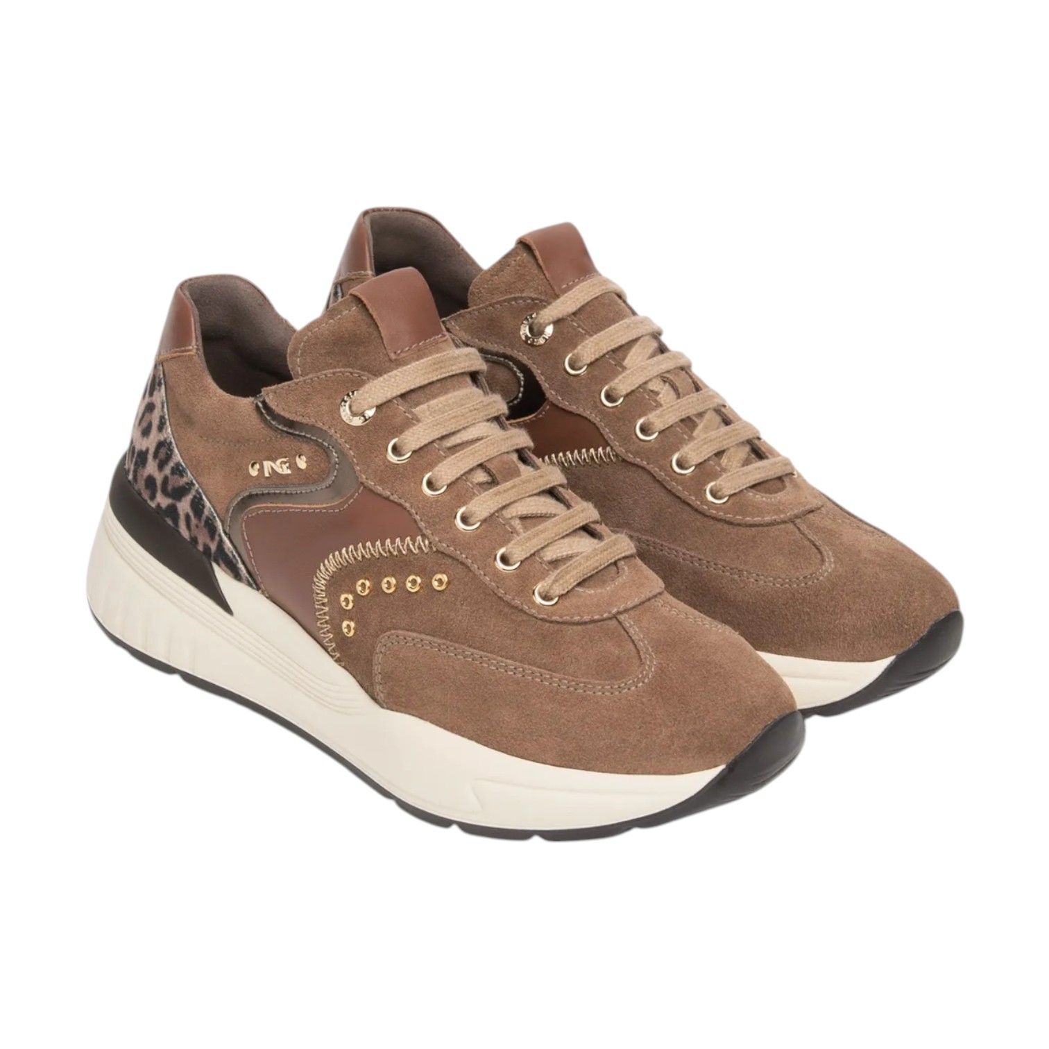 NeroGiardini Sneakers velours beige