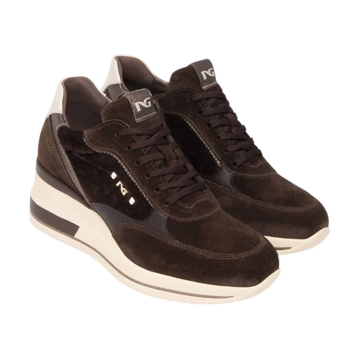 NeroGiardini Sneakers brun foncé