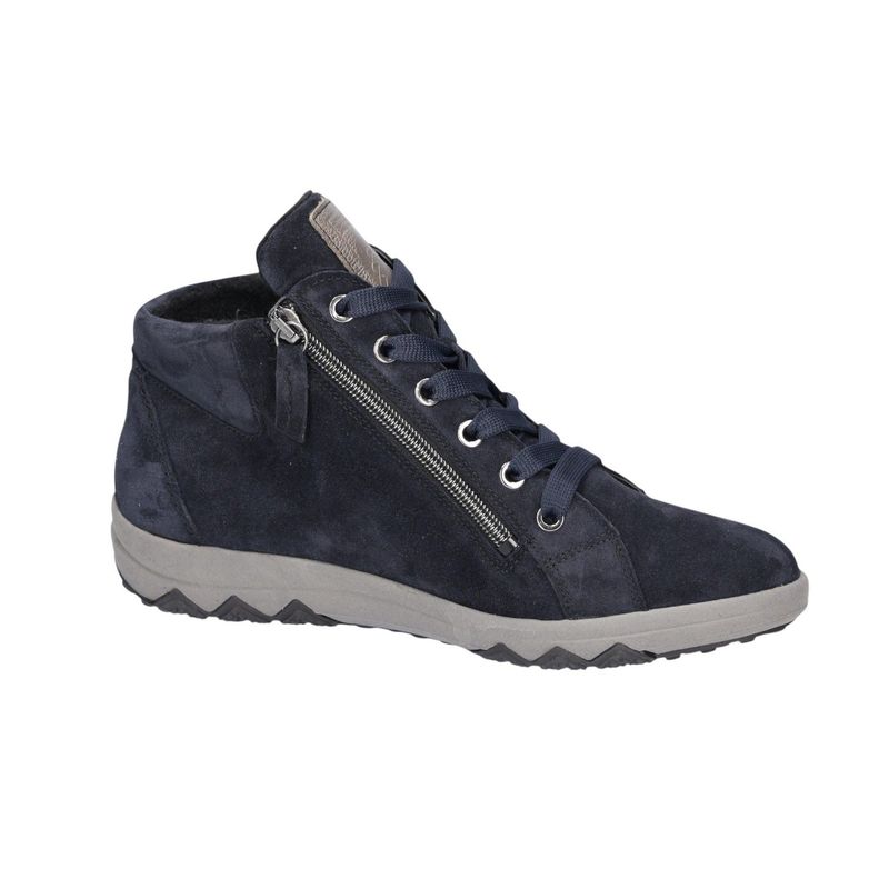 H-Teresa bottines bleu velours Waldlaüfer