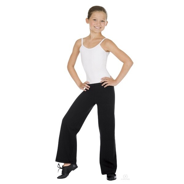 Girls Cotton Lycra® Mid Rise Jazz Pants