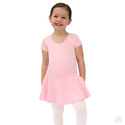 Microfiber Short Sleeve Dance Dress