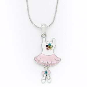 Enamel Tutu Necklace