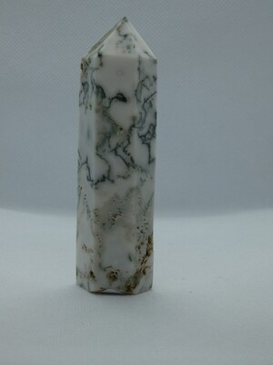 Moss Agate Tower (White)