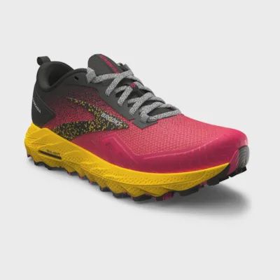 Cascadia 17 F, Size: 5, color: Diva Pink/Black/Lemon Chrome, Dimension: B