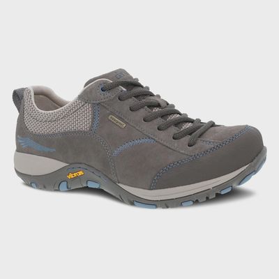 Paisley Grey/Blue Suede