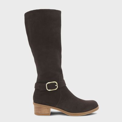 Dalinda Waterproof Suede Black Boots