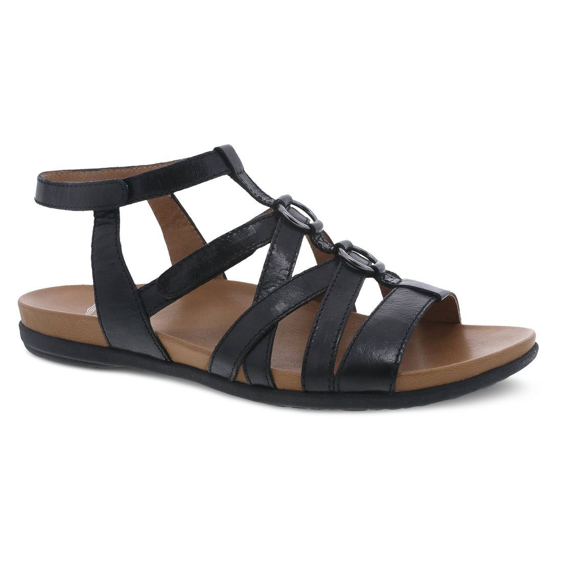 Jolene Black Glazed Kid Leather, Size: 42